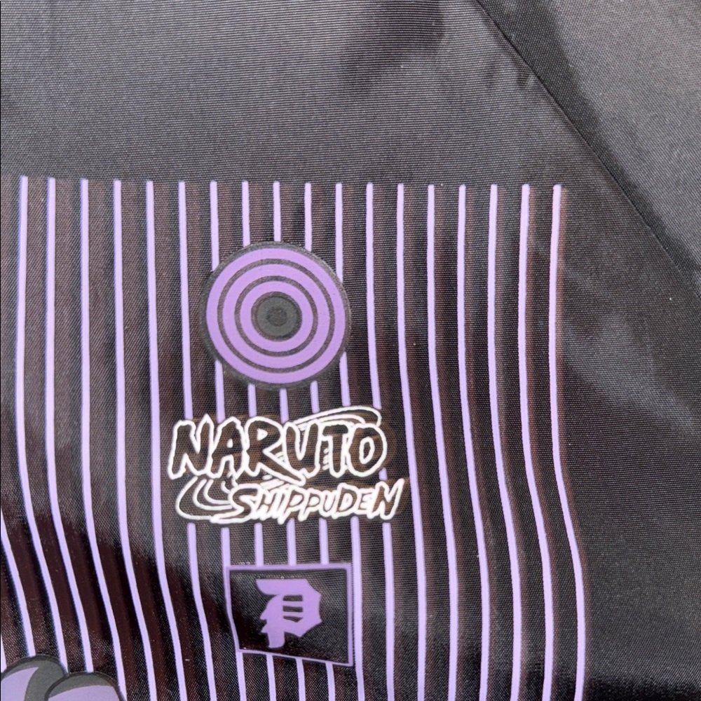 Primitive Anime Graphic Black Windbreaker Naruto shippuden large new tags - Picture 3 of 9